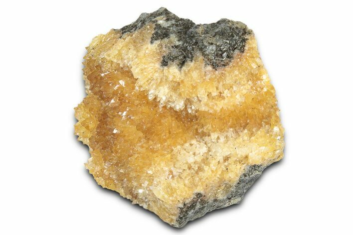 Intense Orange Calcite Crystal Cluster - Poland #332036